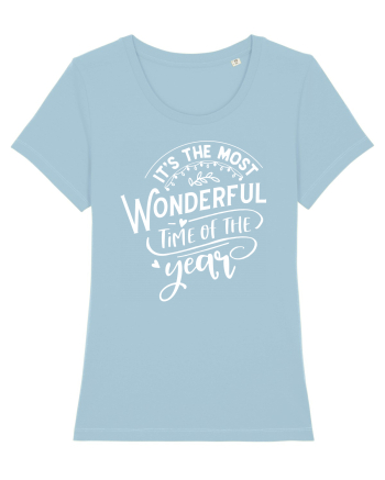 Its the most wonderful time White Sky Blue