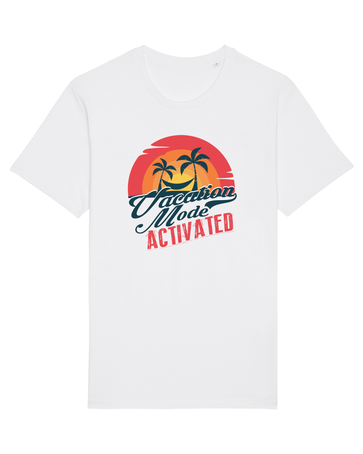 Tricou mânecă scurtă Unisex Rocker White