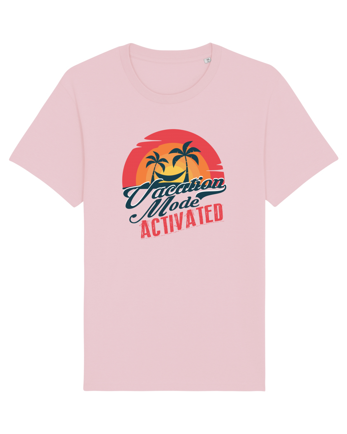 Tricou mânecă scurtă Unisex Rocker Cotton Pink