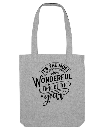 Its the most wonderful time Black Heather Grey