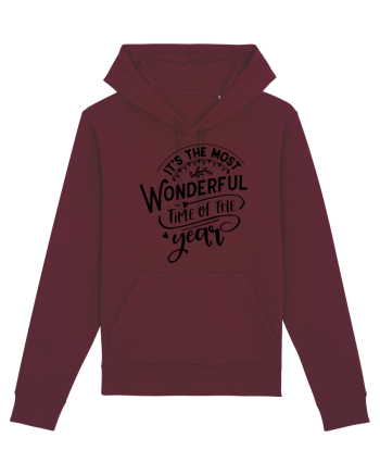 Its the most wonderful time Black Burgundy