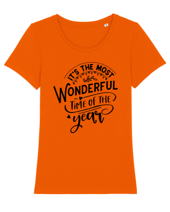 Its the most wonderful time Black Bright Orange