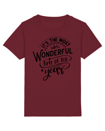 Its the most wonderful time Black Burgundy