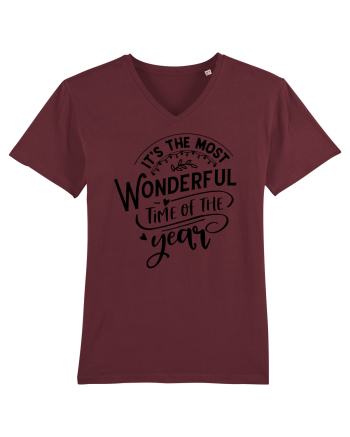 Its the most wonderful time Black Burgundy