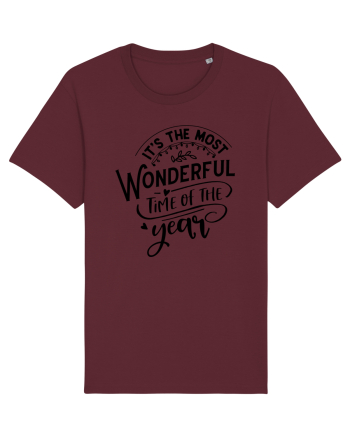 Its the most wonderful time Black Burgundy