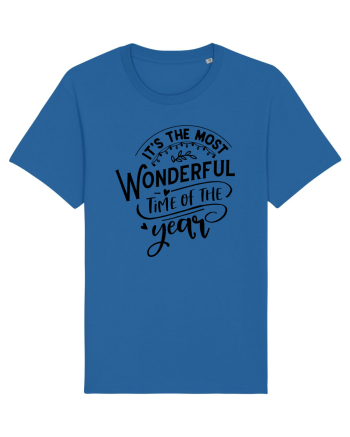 Its the most wonderful time Black Royal Blue
