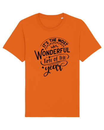 Its the most wonderful time Black Bright Orange