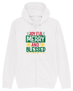 Joyful Merry and Blessed Hanorac cu fermoar Unisex Connector