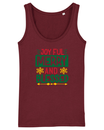 Joyful Merry and Blessed Burgundy