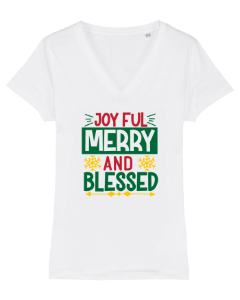 Joyful Merry and Blessed White