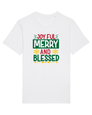 Joyful Merry and Blessed White