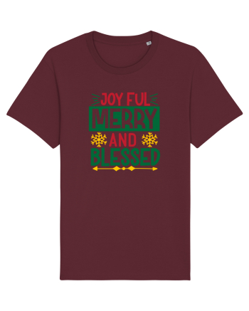 Joyful Merry and Blessed Burgundy