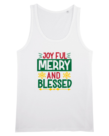 Joyful Merry and Blessed White
