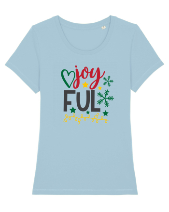 Joyful Black Green Sky Blue