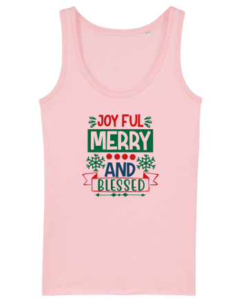 Joyful And Merry Cotton Pink