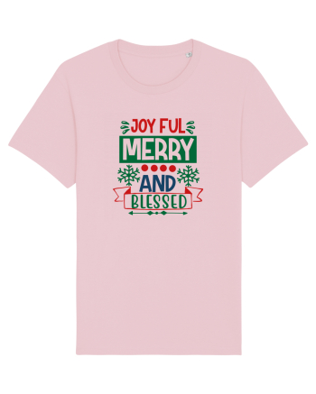 Joyful And Merry Cotton Pink