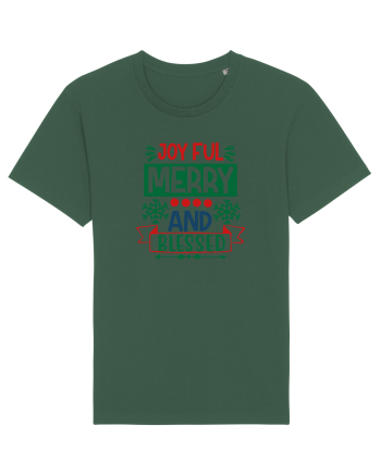 Joyful And Merry Bottle Green