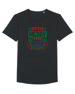 Joyful And Merry Tricou mânecă scurtă guler larg Bărbat Skater