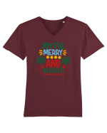 Joyful And Merry 2 Tricou mânecă scurtă guler V Bărbat Presenter