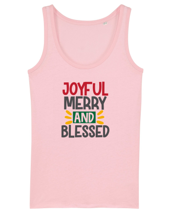 Joyful And Merry 3 Cotton Pink