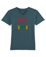 Joyful And Merry 3 Tricou mânecă scurtă guler V Bărbat Presenter