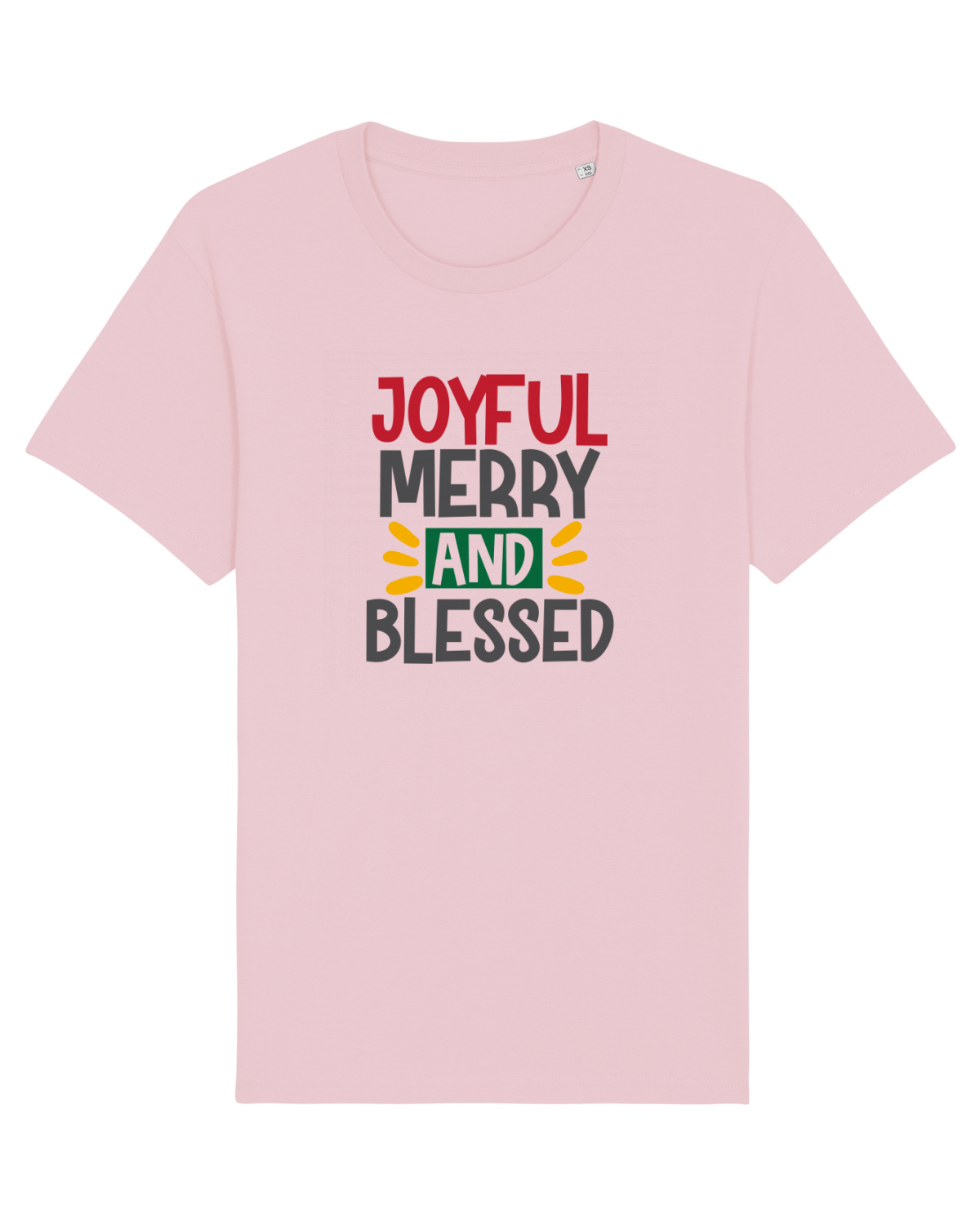 Tricou mânecă scurtă Unisex Rocker Cotton Pink