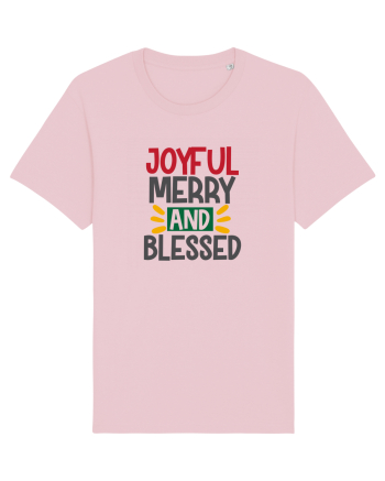 Joyful And Merry 3 Cotton Pink