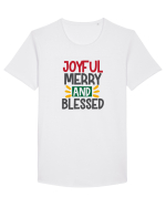 Joyful And Merry 3 Tricou mânecă scurtă guler larg Bărbat Skater