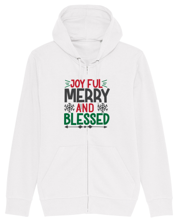 Joyful And Merry 4 White