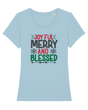 Joyful And Merry 4 Sky Blue