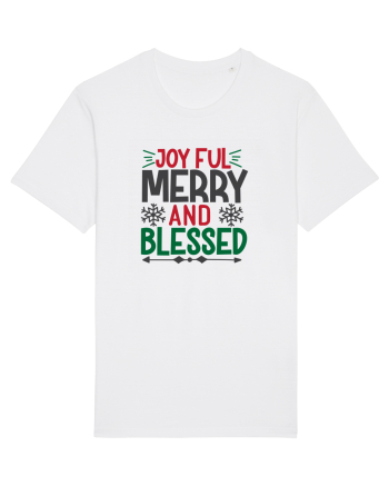 Joyful And Merry 4 White