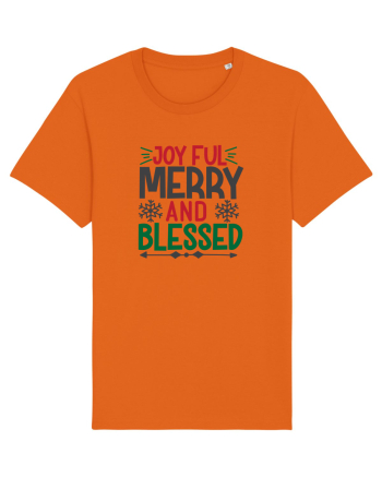 Joyful And Merry 4 Bright Orange