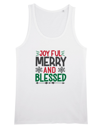 Joyful And Merry 4 White