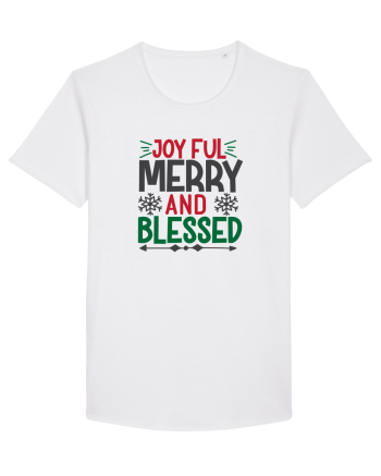 Joyful And Merry 4 White