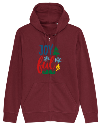 Joyful Feet Green Burgundy