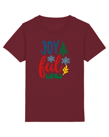 Joyful Feet Green Burgundy