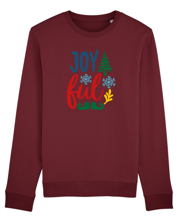 Joyful Feet Green Burgundy