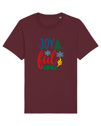 Joyful Feet Green Burgundy
