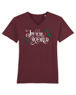 Joy to the World Colours Tricou mânecă scurtă guler V Bărbat Presenter