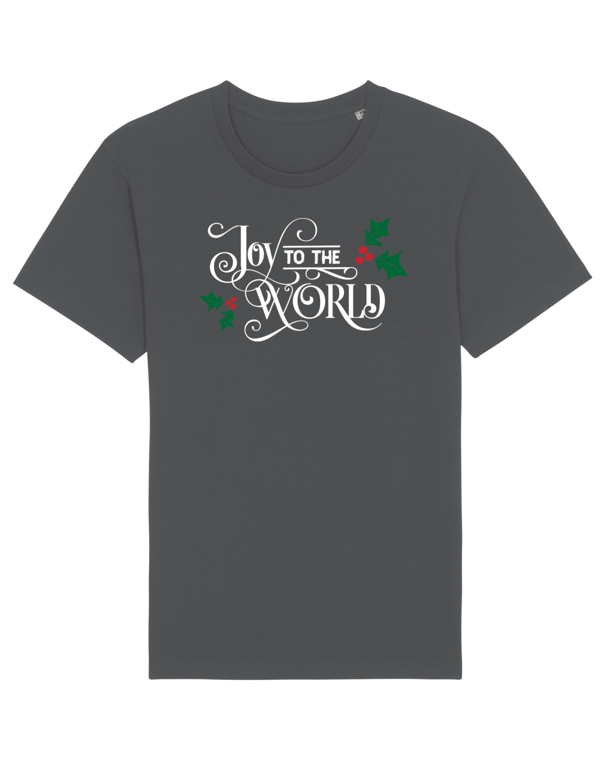 Tricou mânecă scurtă Unisex Rocker Anthracite