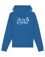 Joy to the World White Hanorac Unisex Drummer