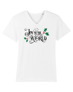 Joy to the World 2 Tricou mânecă scurtă guler V Bărbat Presenter