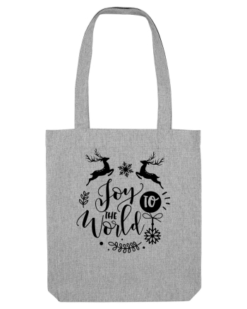 Joy to the World Black 2 Heather Grey