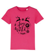 Joy to the World Black 2 Tricou mânecă scurtă  Copii Mini Creator