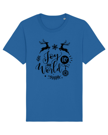 Joy to the World Black 2 Royal Blue