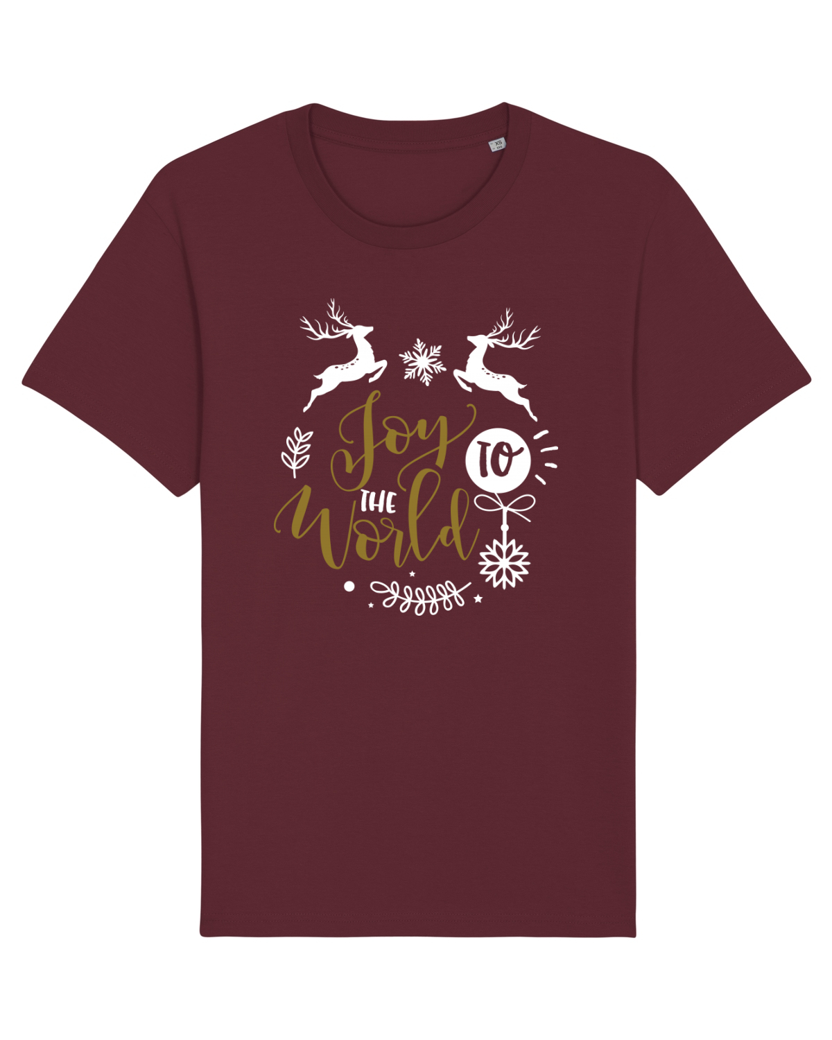 Tricou mânecă scurtă Unisex Rocker Burgundy