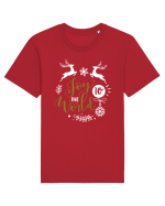 Joy to the World Black and Gold Tricou mânecă scurtă Unisex Rocker