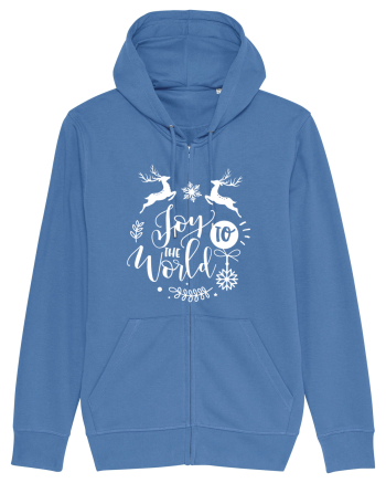 Joy to the World White 2 Bright Blue