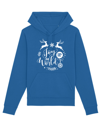 Joy to the World White 2 Royal Blue