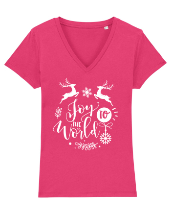 Joy to the World White 2 Raspberry